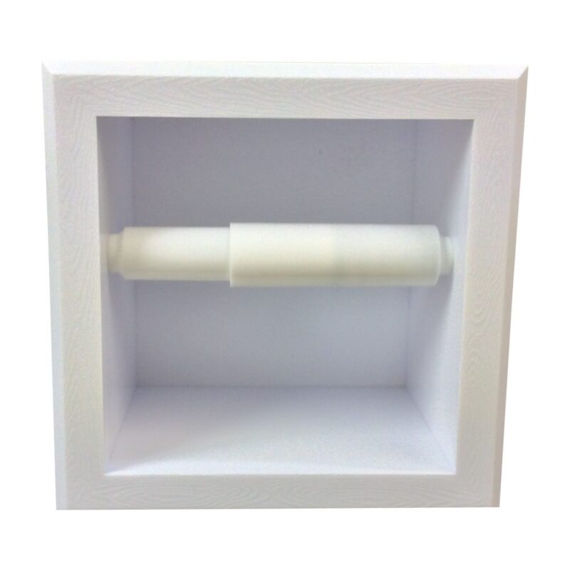 Rebel-7 recessed in wall plastic toilet paper holder - 5.5 x 5.5 - Image 13