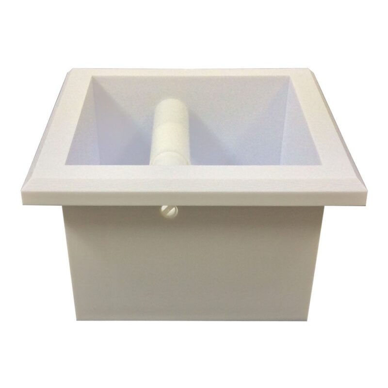 Rebel-7 recessed in wall plastic toilet paper holder - 5.5 x 5.5 - Image 7