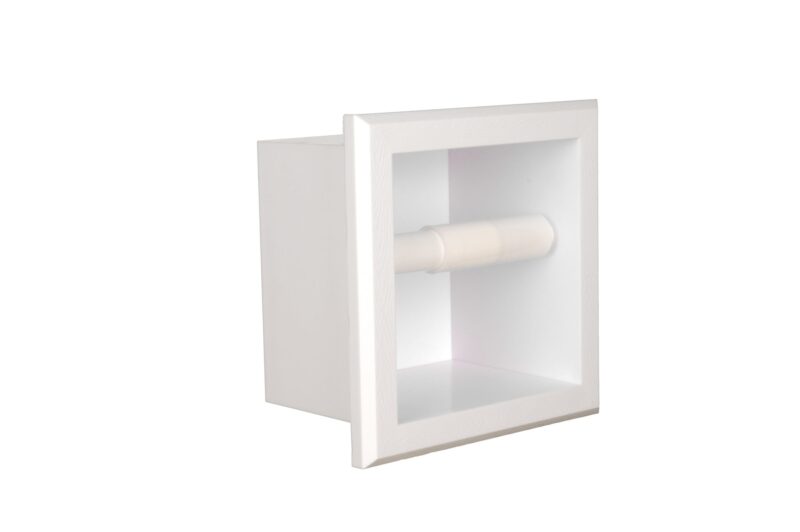Rebel-7 recessed in wall plastic toilet paper holder - 5.5 x 5.5 - Image 6