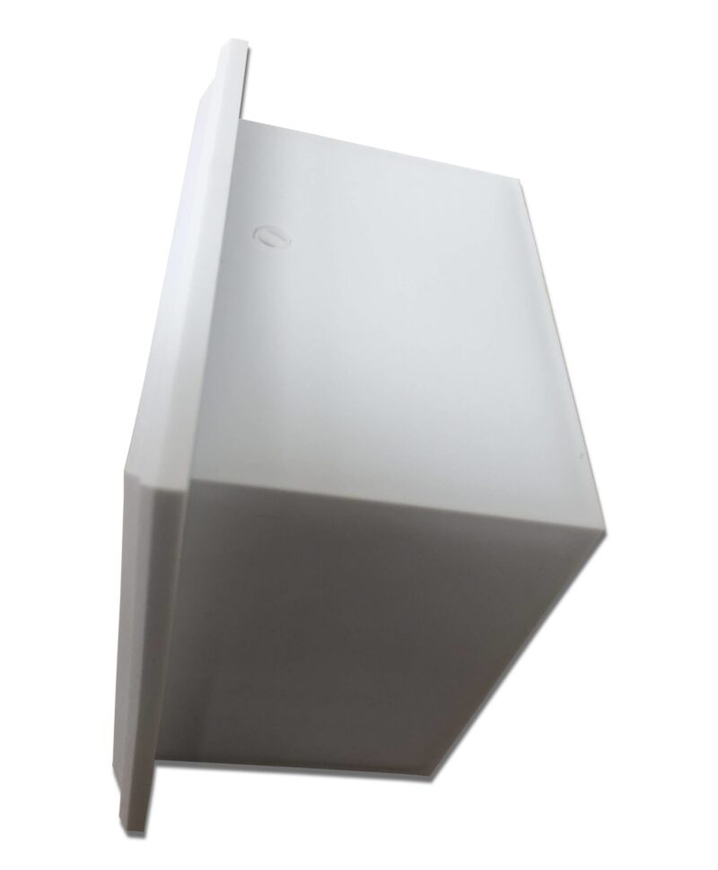 Rebel-1 recessed in wall plastic toilet paper holder - 5.5 x 5.5 - Image 8