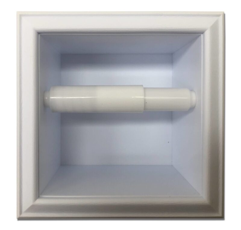 Rebel-1 recessed in wall plastic toilet paper holder - 5.5 x 5.5 - Image 10