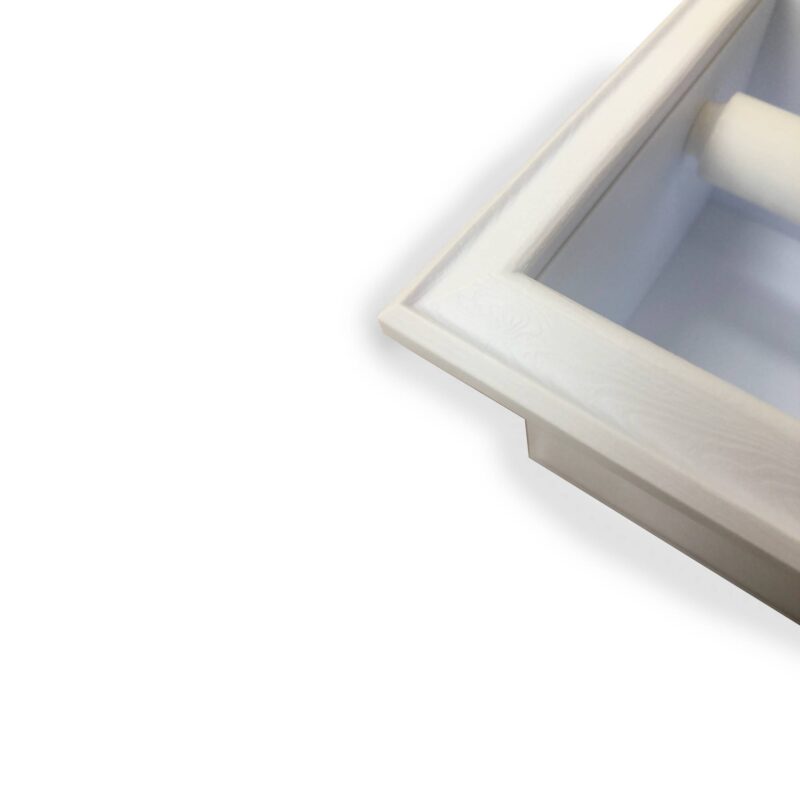 Rebel-1 recessed in wall plastic toilet paper holder - 5.5 x 5.5 - Image 15