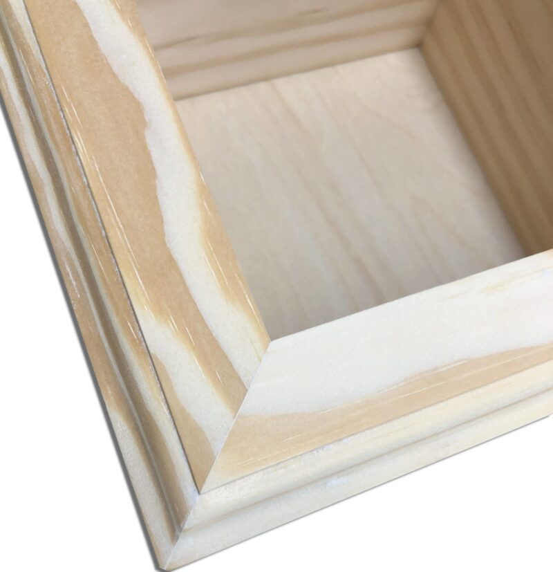 Brentwood-22 recessed in wall solid wood double toilet paper holder - holds any size rolls - 7 x 14.5 - Image 9