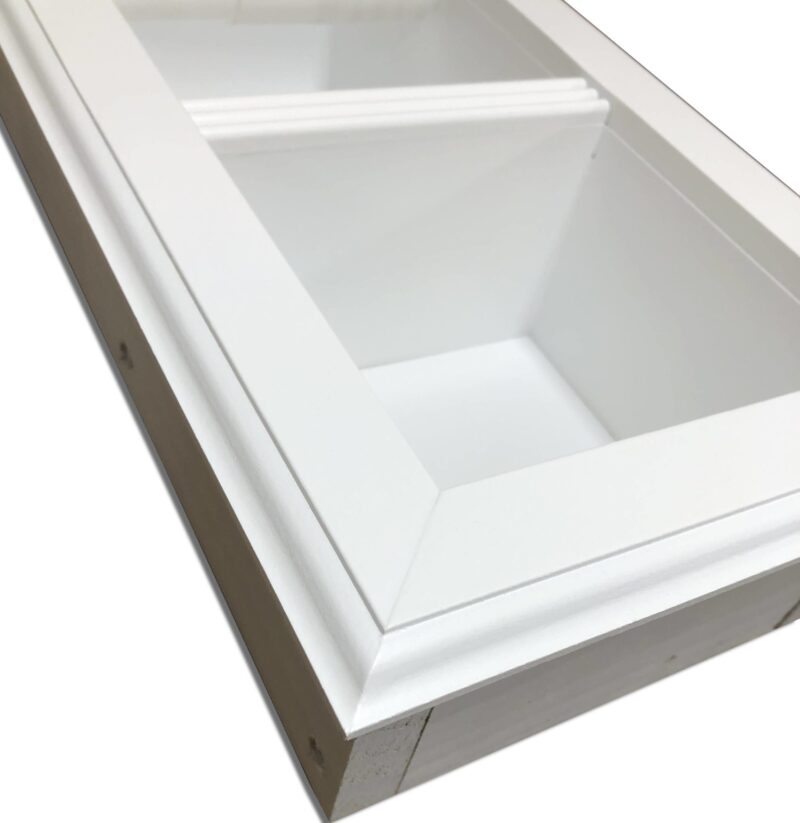 Brentwood-22 recessed in wall solid wood double toilet paper holder - holds any size rolls - 7 x 14.5 - Image 14