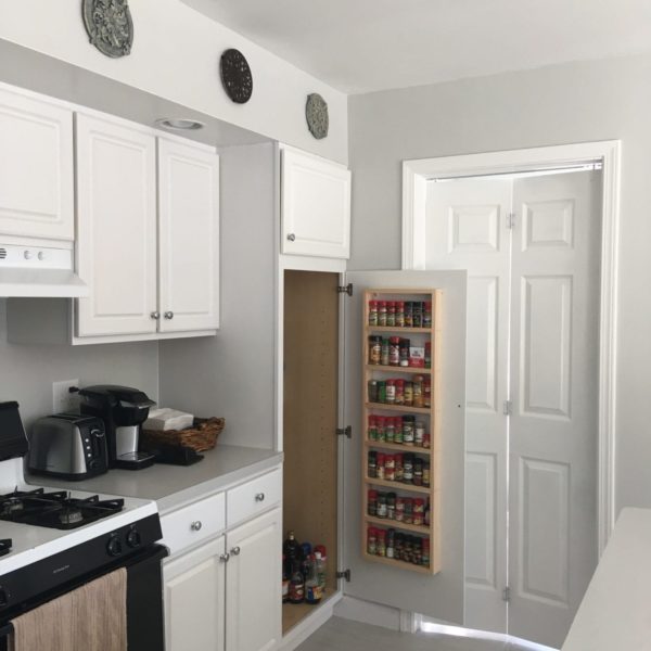 Cavalier – On the wall spice rack  – 48″ h x 14″w x 3.5″ d