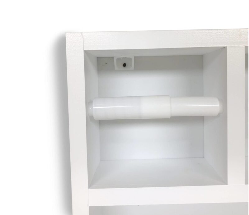 Monterey-12 On the wall Magazine Rack Toilet Paper Holder Combination - Image 11