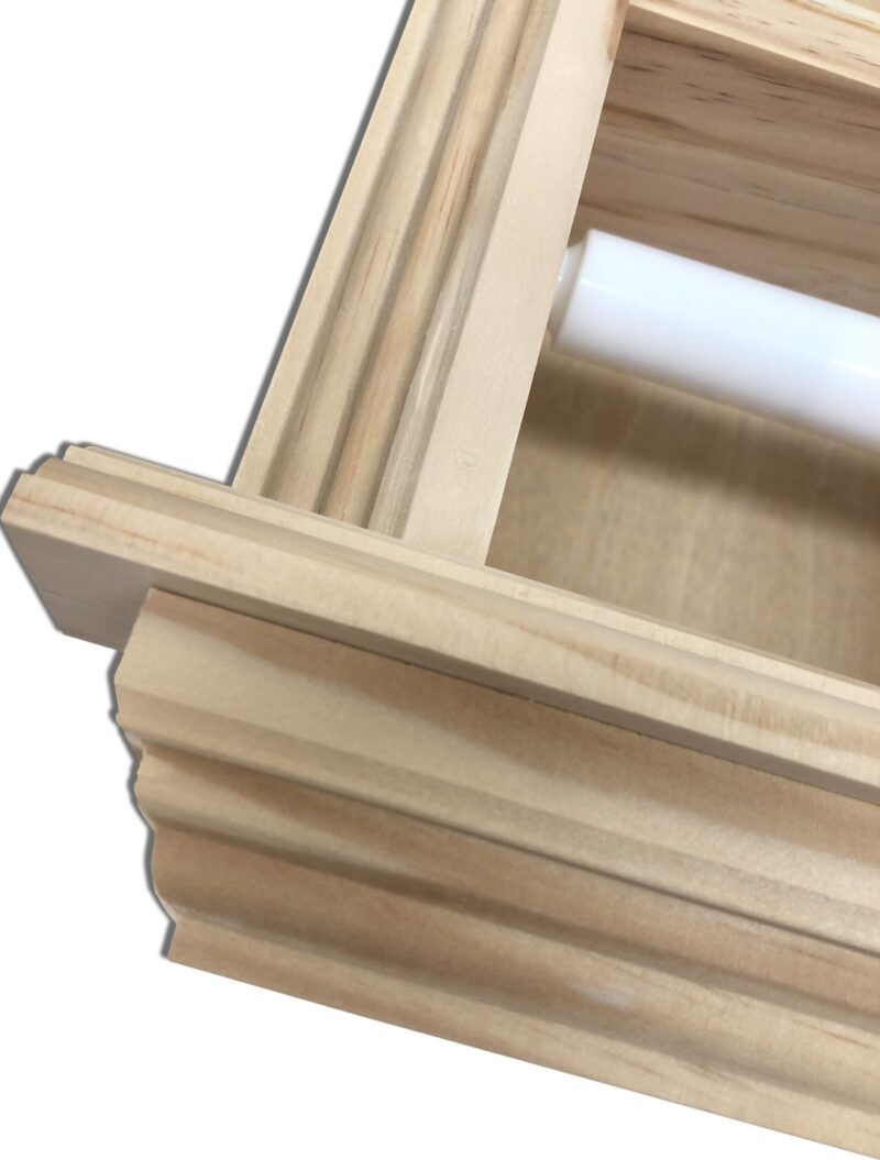 Monterey-17 Combination Toilet Paper Holder Recessed Magazine Rack - Image 9