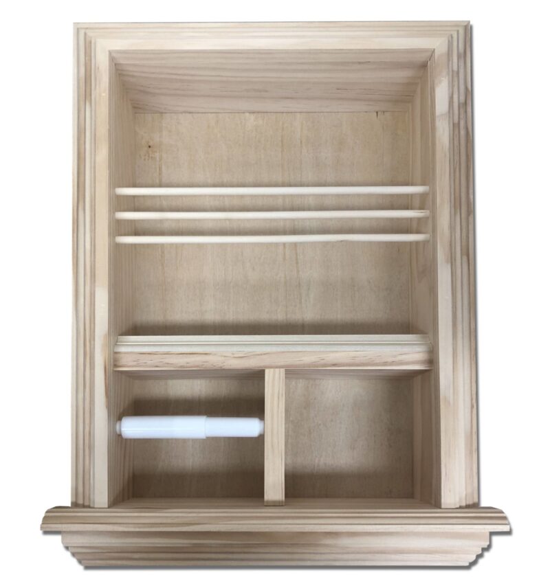 Monterey-17 Combination Toilet Paper Holder Recessed Magazine Rack - Image 7