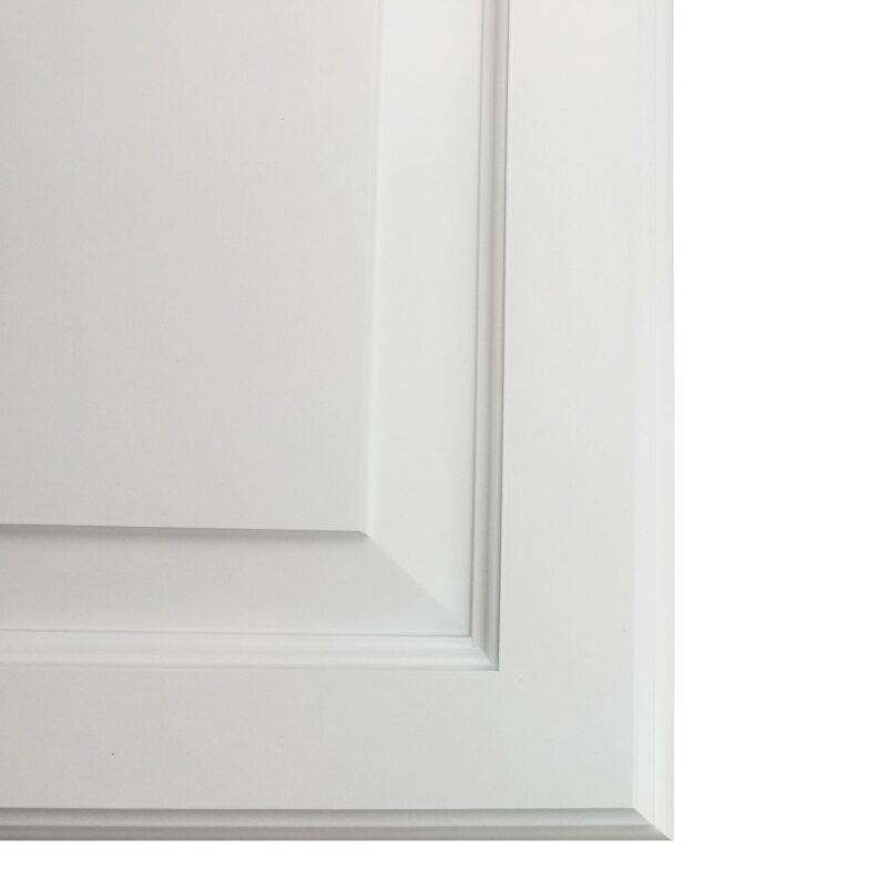 Cimmaron Raised Panel Style Frameless Recessed in wall solid wood bathroom Medicine Storage Pantry Cabinet - 14 x 78 - Image 7