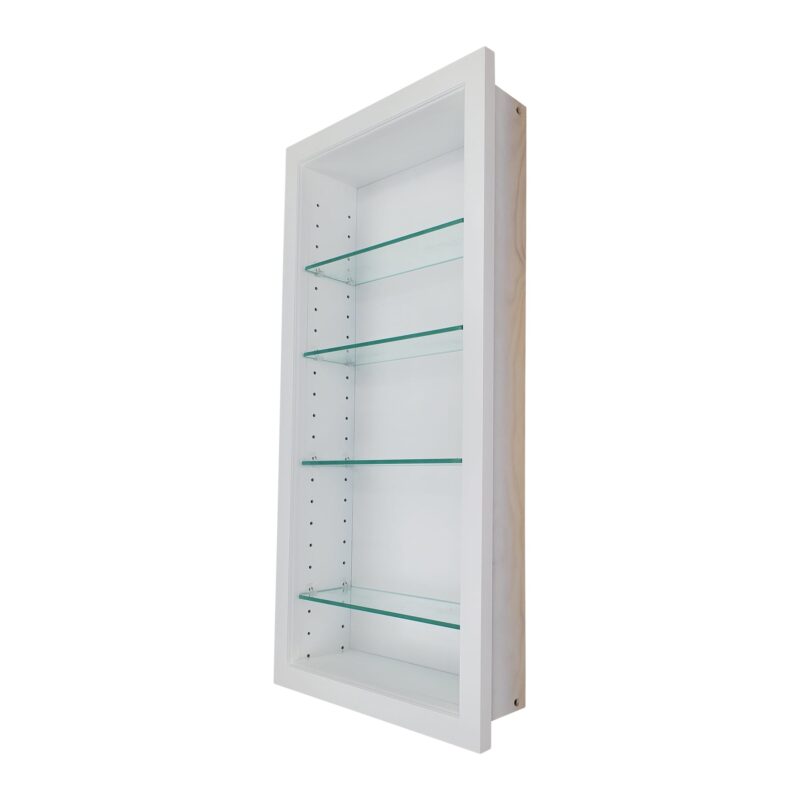 white medicine cabinet