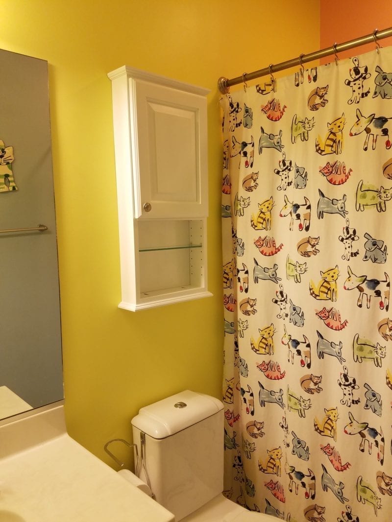 30" Shaker Series On the wall Cabinet with 6" open shelf 3.5" deep inside - Image 2