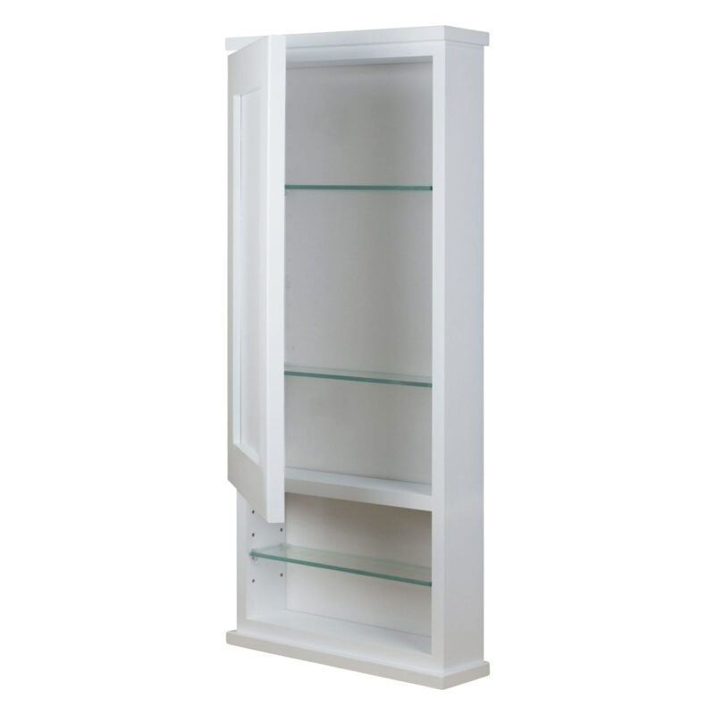 30" Shaker Series On the wall Cabinet with 6" open shelf 3.5" deep inside - Image 4