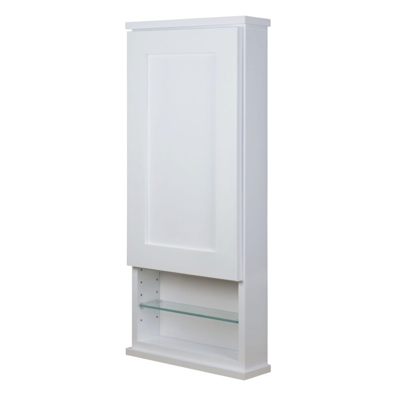 30" Shaker Series On the wall Cabinet with 6" open shelf 3.5" deep inside - Image 5