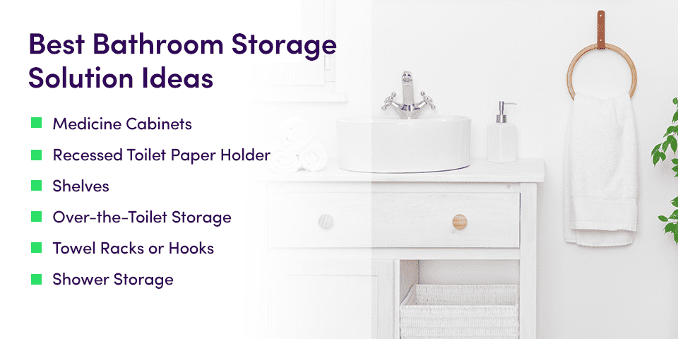 Best Bathroom Storage Solution Ideas 