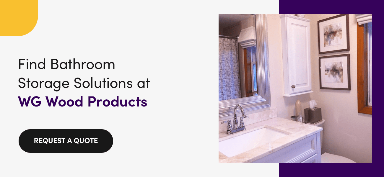 Find Bathroom Storage Solutions at WG Wood Products