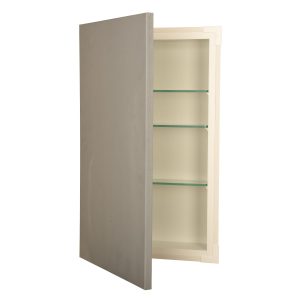52nd Street Series Frameless Recessed in wall solid wood bathroom Medicine Storage Cabinet  - 14 x 30
