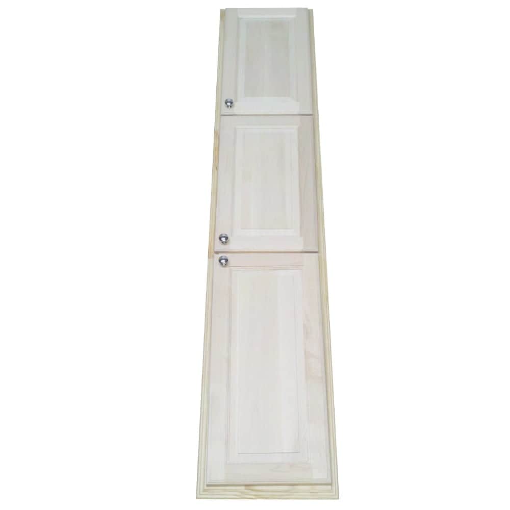 Baldwin 78"h Recessed 3-door pantry storage cabinet