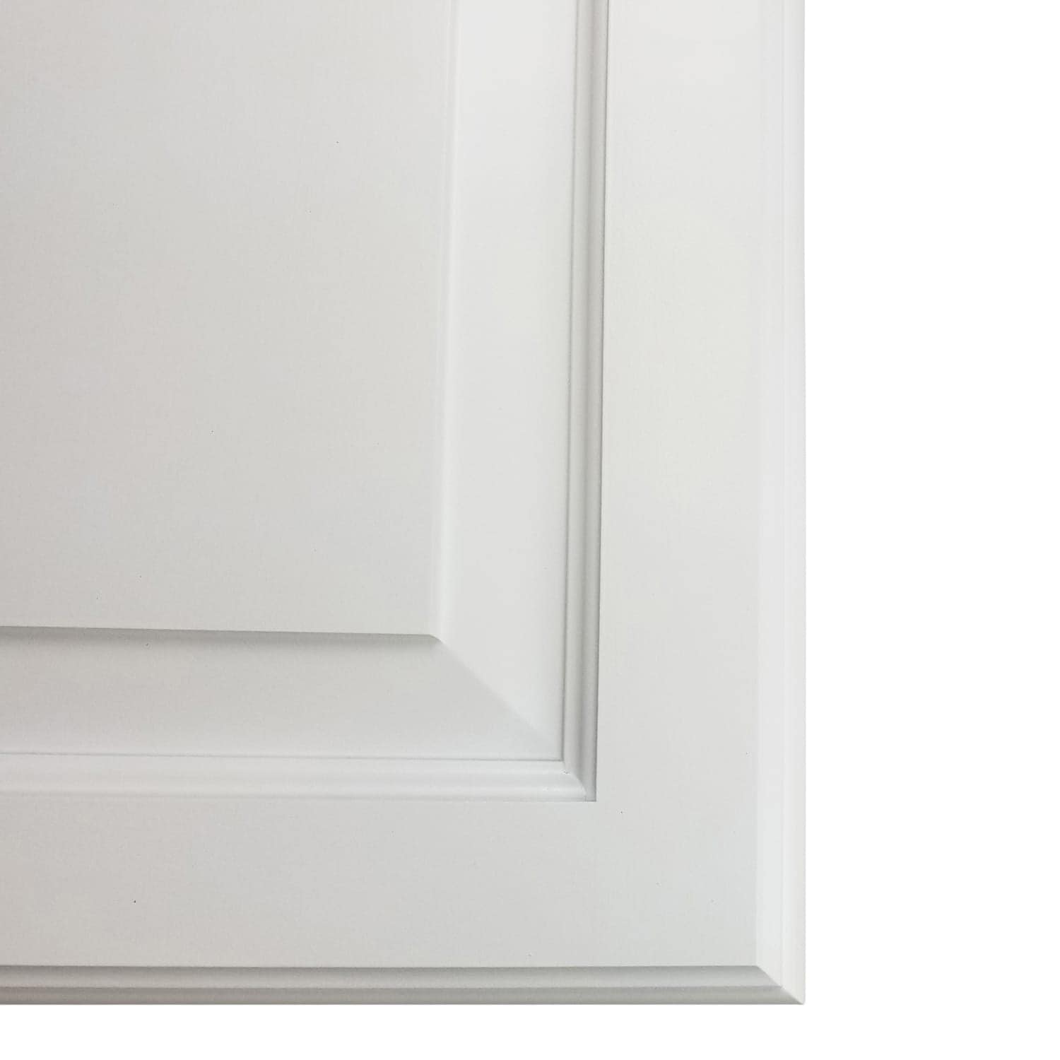 Cimmaron Raised Panel Style Frameless Recessed in wall solid wood bathroom Medicine Storage Pantry Cabinet - 14 x 50 - Image 4