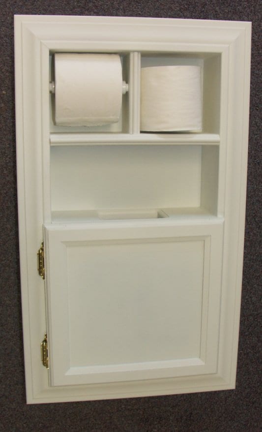 Coachlight-12 recessed bathroom storage cabinet combination Unit