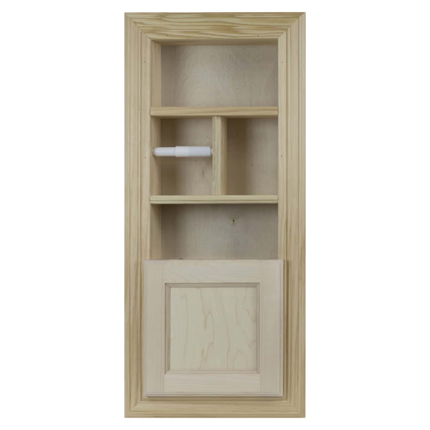 Coachlight-5 recessed bathroom storage cabinet combination Unit