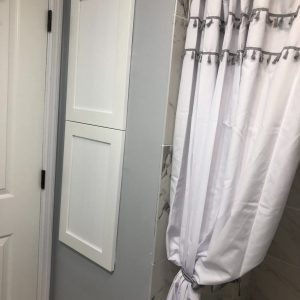 Franklin Shaker Style Frameless Recessed in wall solid wood bathroom Medicine Storage Pantry Cabinet - 14 x 68 - QUICKSHIP