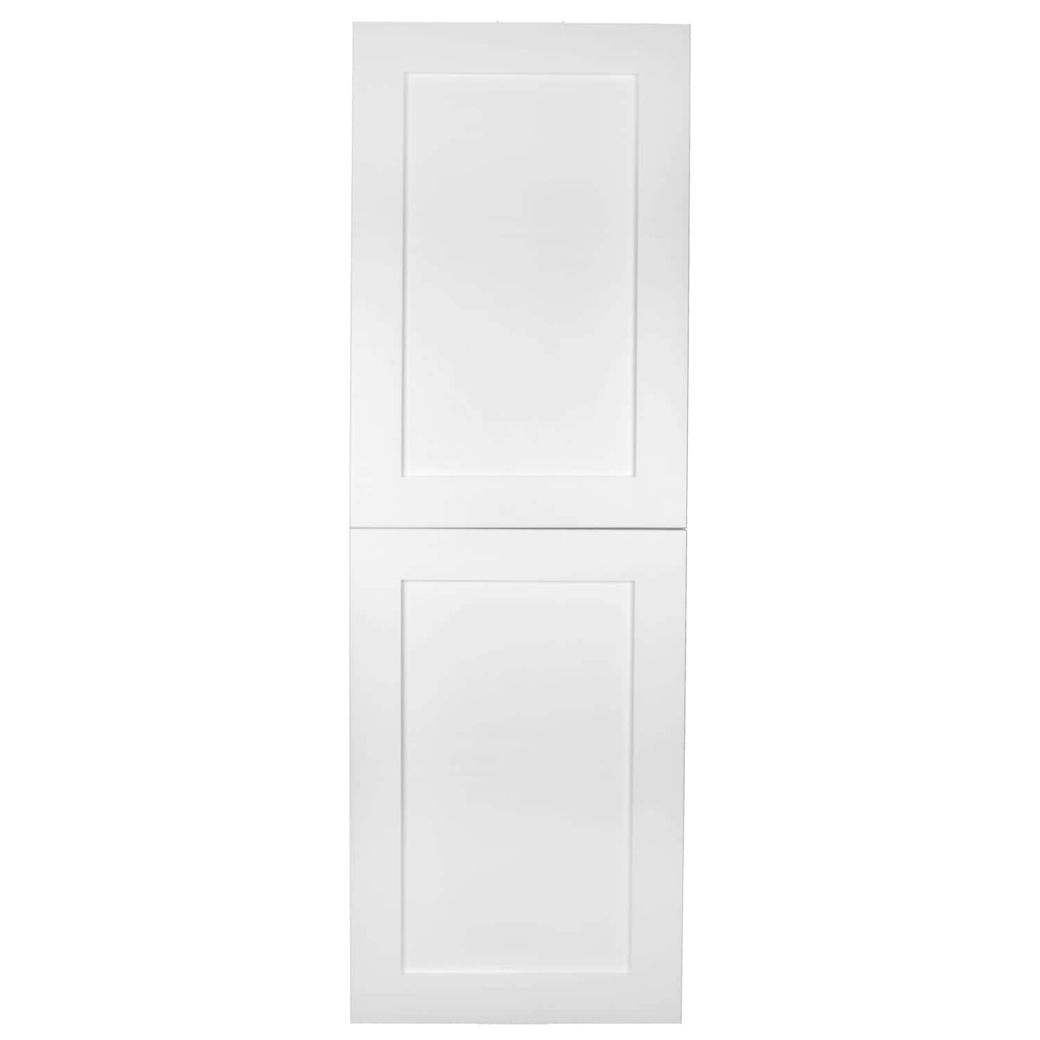 Franklin Shaker Style Frameless Recessed in wall solid wood bathroom Medicine Storage Pantry Cabinet - 14 x 62 - QUICKSHIP - Image 7