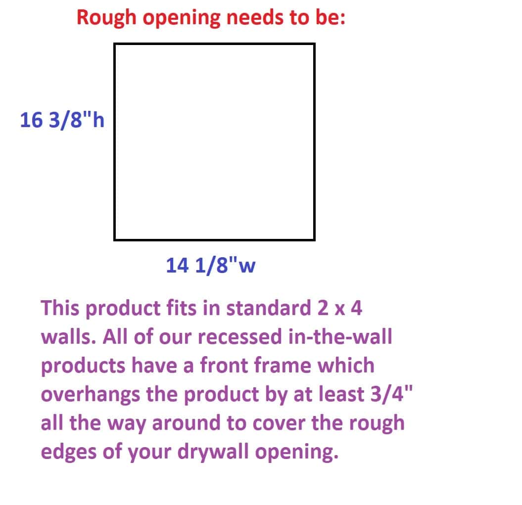 Highlands-19 Solid Wood Recessed In Wall Double Toilet Paper Holder With Cabinet – 14 x 16.25 - Image 17