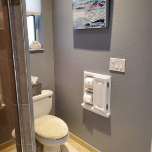 Highlands-19 Solid Wood Recessed In Wall Double Toilet Paper Holder With Cabinet – 14 x 16.25