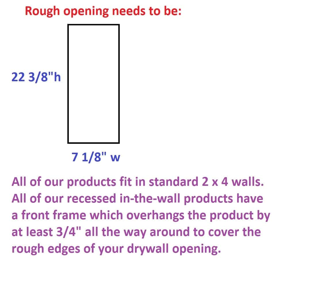 Highlands-31 Solid Wood Recessed in the Wall Double Toilet Paper Holder With Shelf 13.25 x 15.25 - Image 11