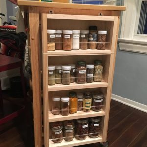 Midland - On the wall spice rack  - 28" 11w  x 3.5" d