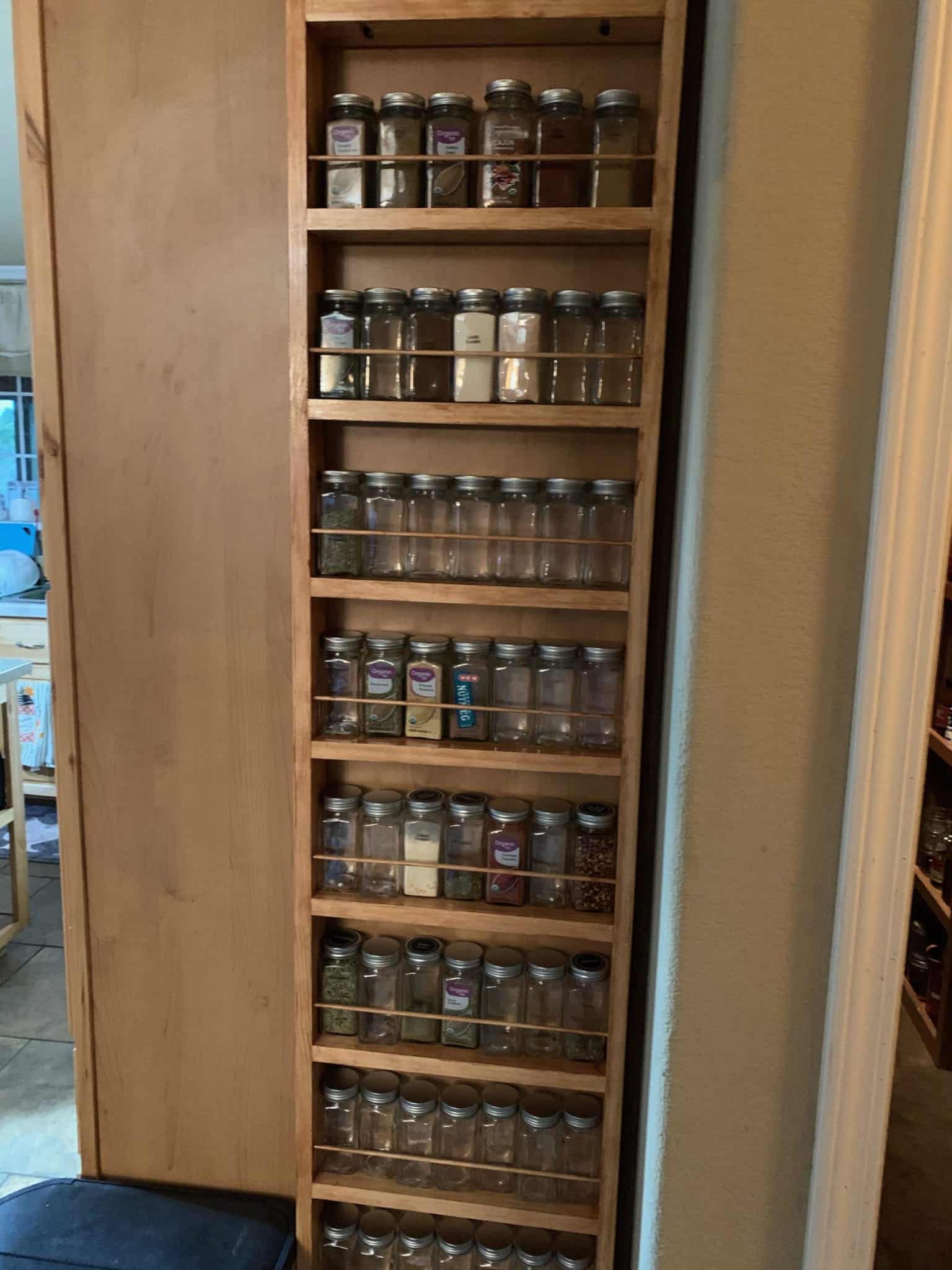 Cavalier - On the wall spice rack - 62"h x 14"w x 2.5" d - Image 2