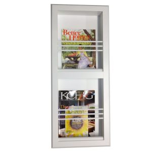 Monterey-9 Double Recessed Magazine Rack