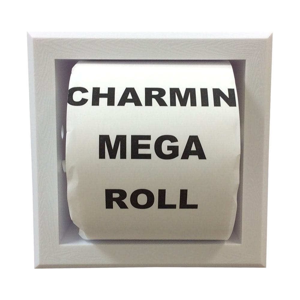 Rebel-7 recessed in wall plastic toilet paper holder - 5.5 x 5.5 - Image 21