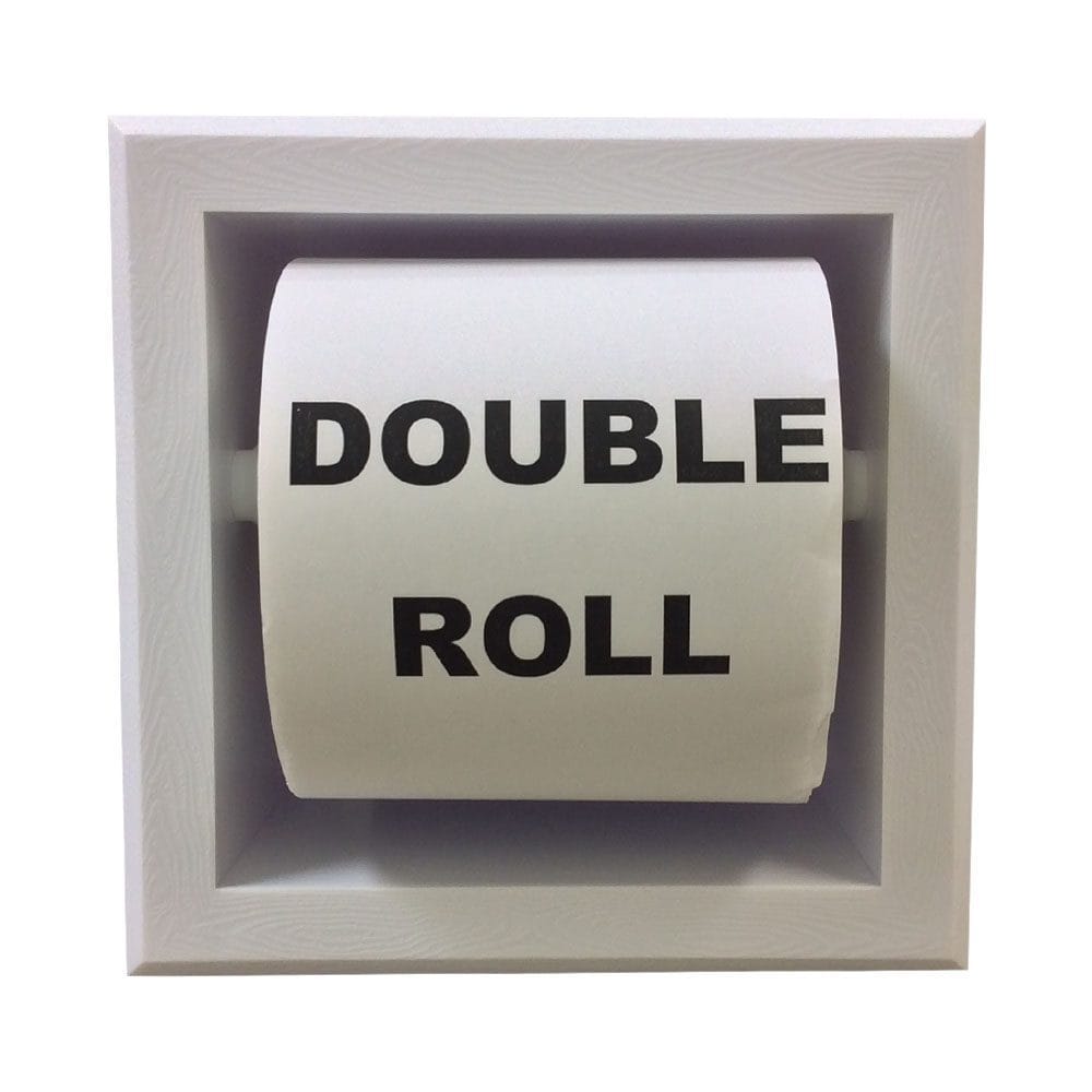 Rebel-7 recessed in wall plastic toilet paper holder - 5.5 x 5.5 - Image 22