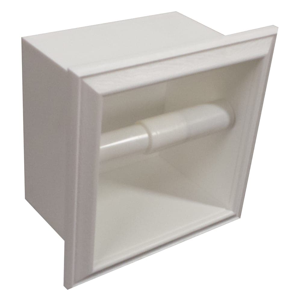 Rebel-1 recessed in wall plastic toilet paper holder - 5.5 x 5.5 - Image 2