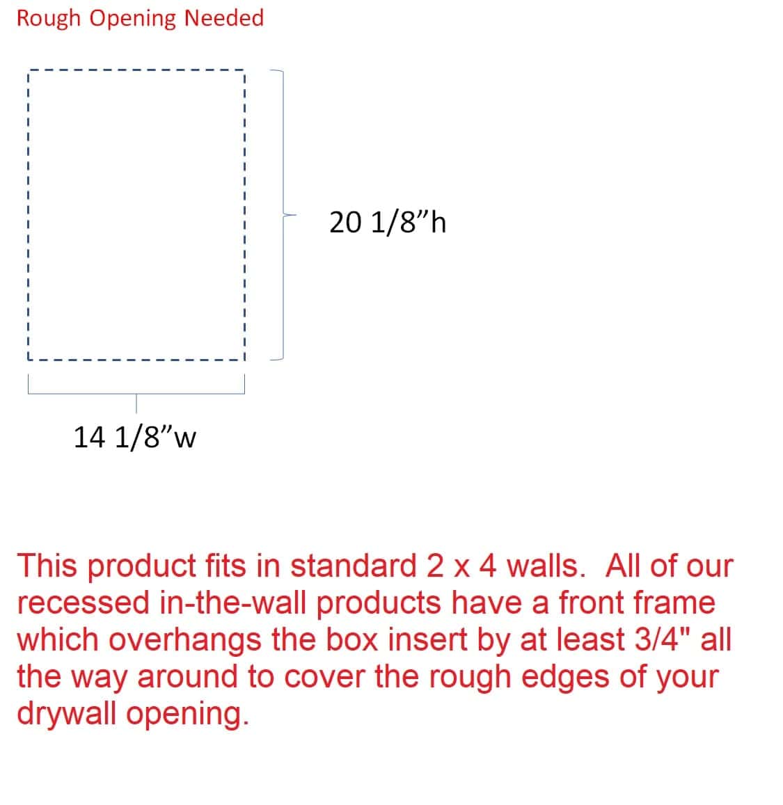 Recessed in the wall Desoto Niche 14w x 20h x 3.5d - Image 5