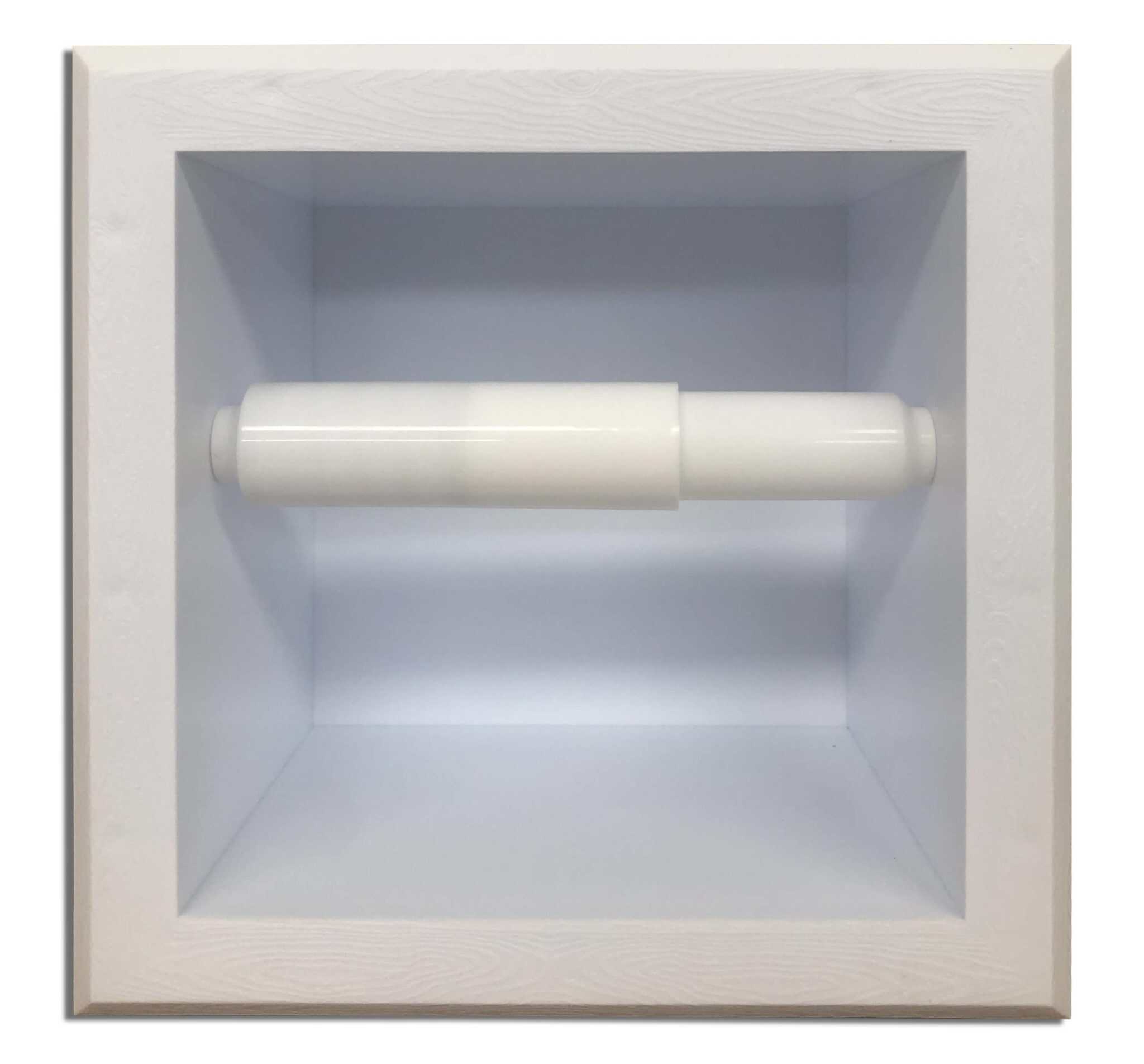 Rebel-7 recessed in wall plastic toilet paper holder - 5.5 x 5.5 - Image 15
