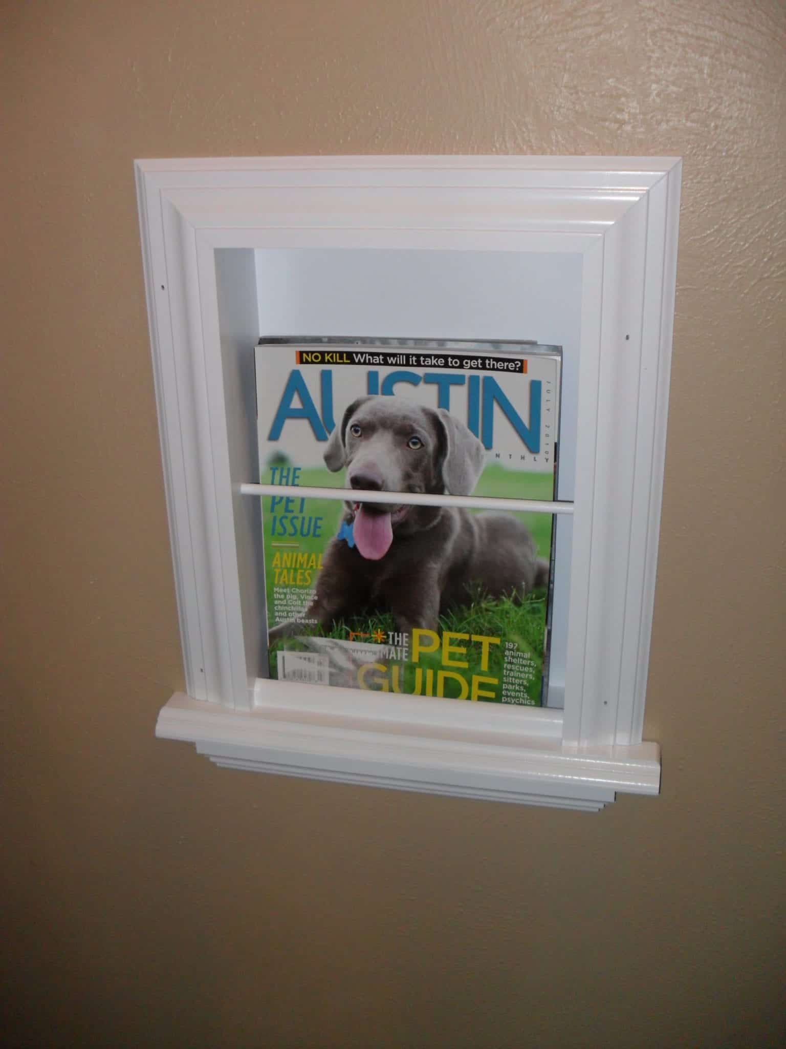 Monterey-1 Recessed Magazine Rack - Image 3