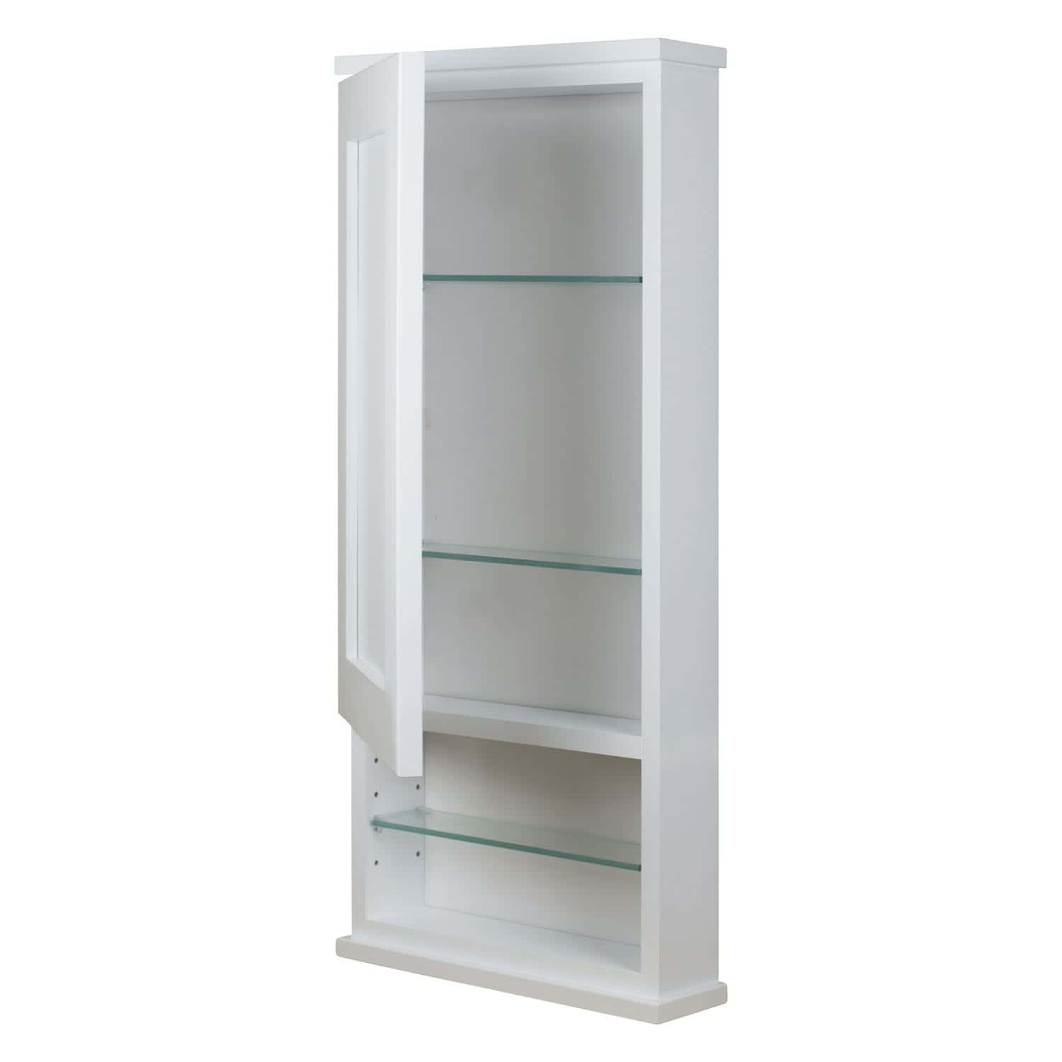 24" Shaker Series On the wall Cabinet with 6" open shelf - 2.5" deep inside - Image 2