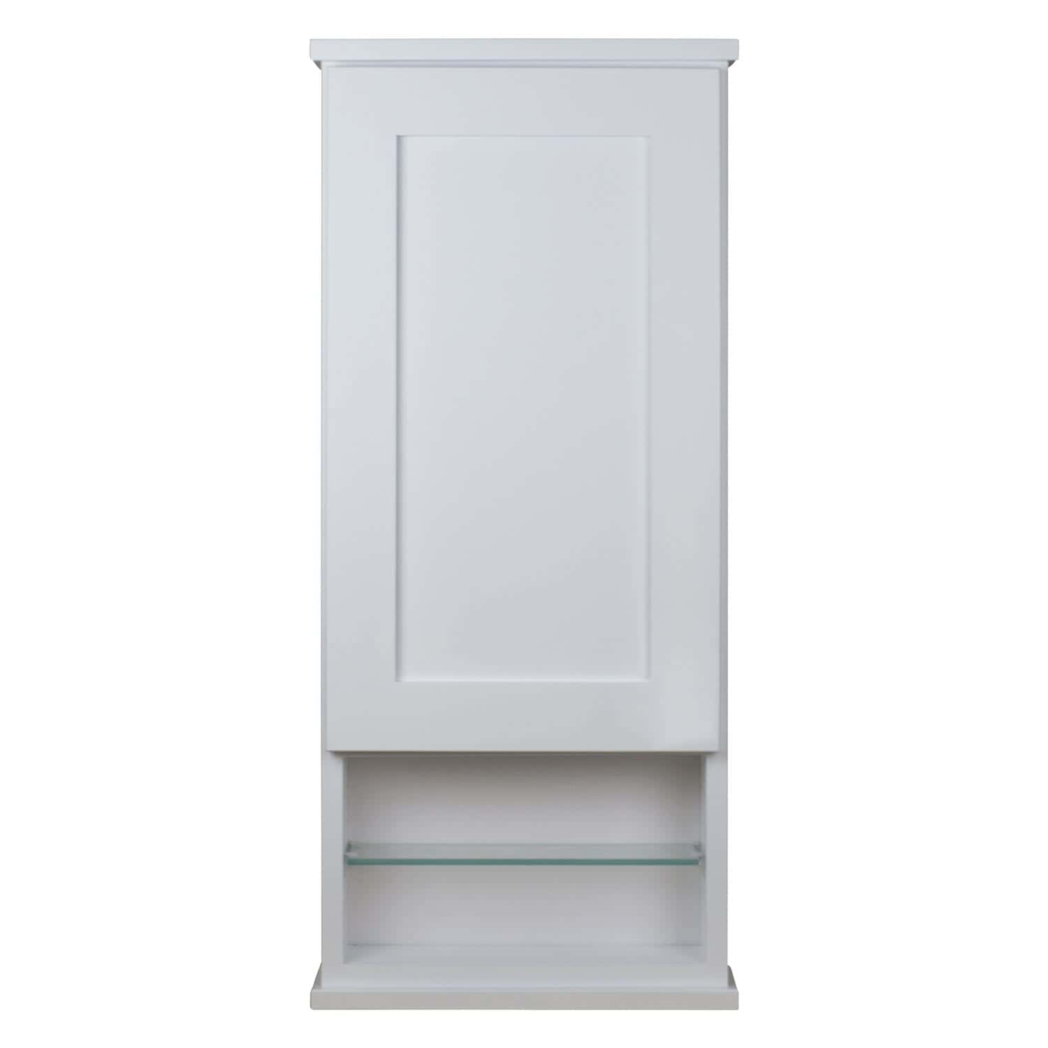 24" Shaker Series On the wall Cabinet with 6" open shelf - 2.5" deep inside - Image 3