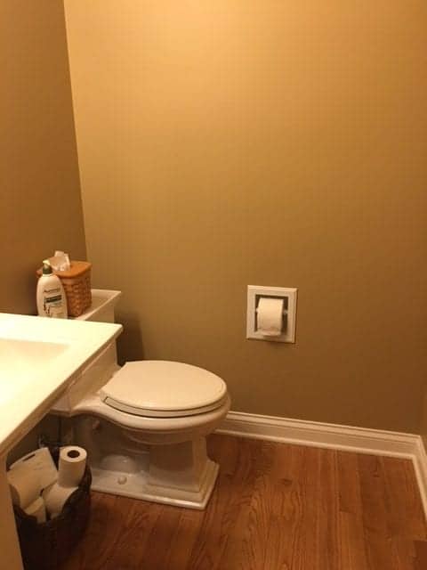 Taylor-16 recessed in wall Solid Wood toilet paper holder, holds any size roll - 7 x 8.5