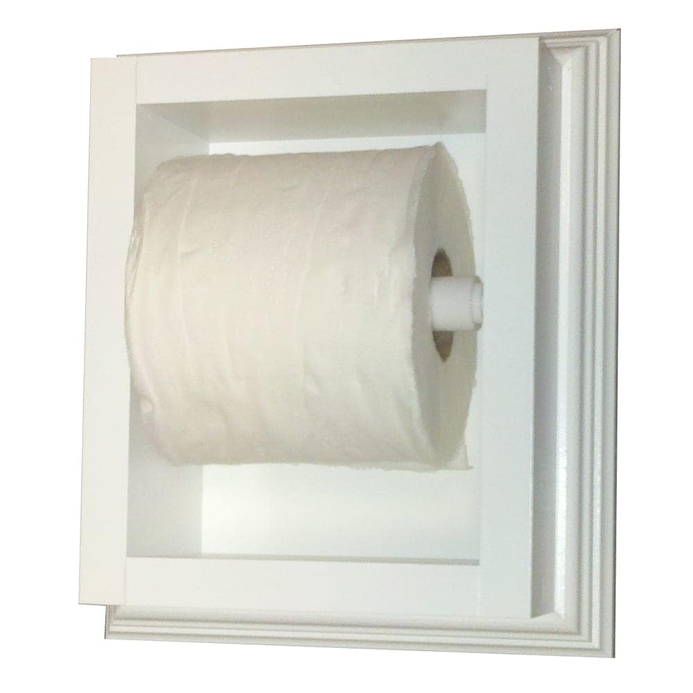 Taylor-20 on the wall or surface mounted solid wood toilet paper holder, holds any size roll - 8.5 x 10 - Image 2