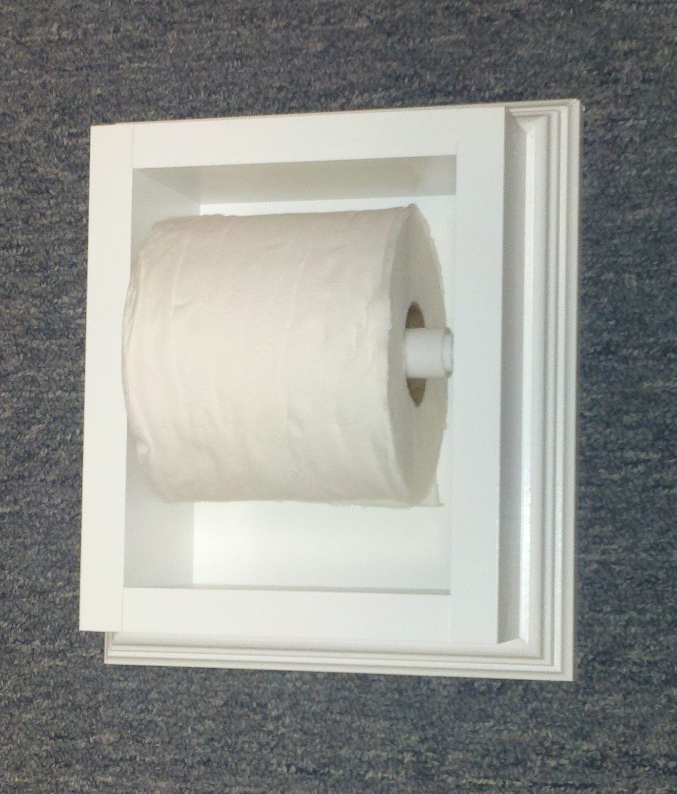 Taylor-20 on the wall or surface mounted solid wood toilet paper holder, holds any size roll - 8.5 x 10 - Image 3