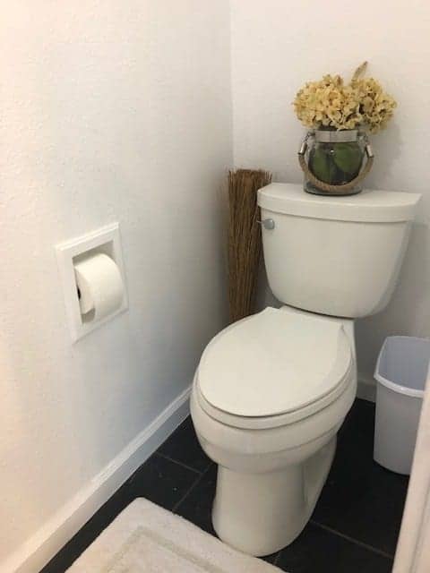 Taylor-21 recessed in wall Solid Wood toilet paper holder, holds any size roll - 7 x 8.5