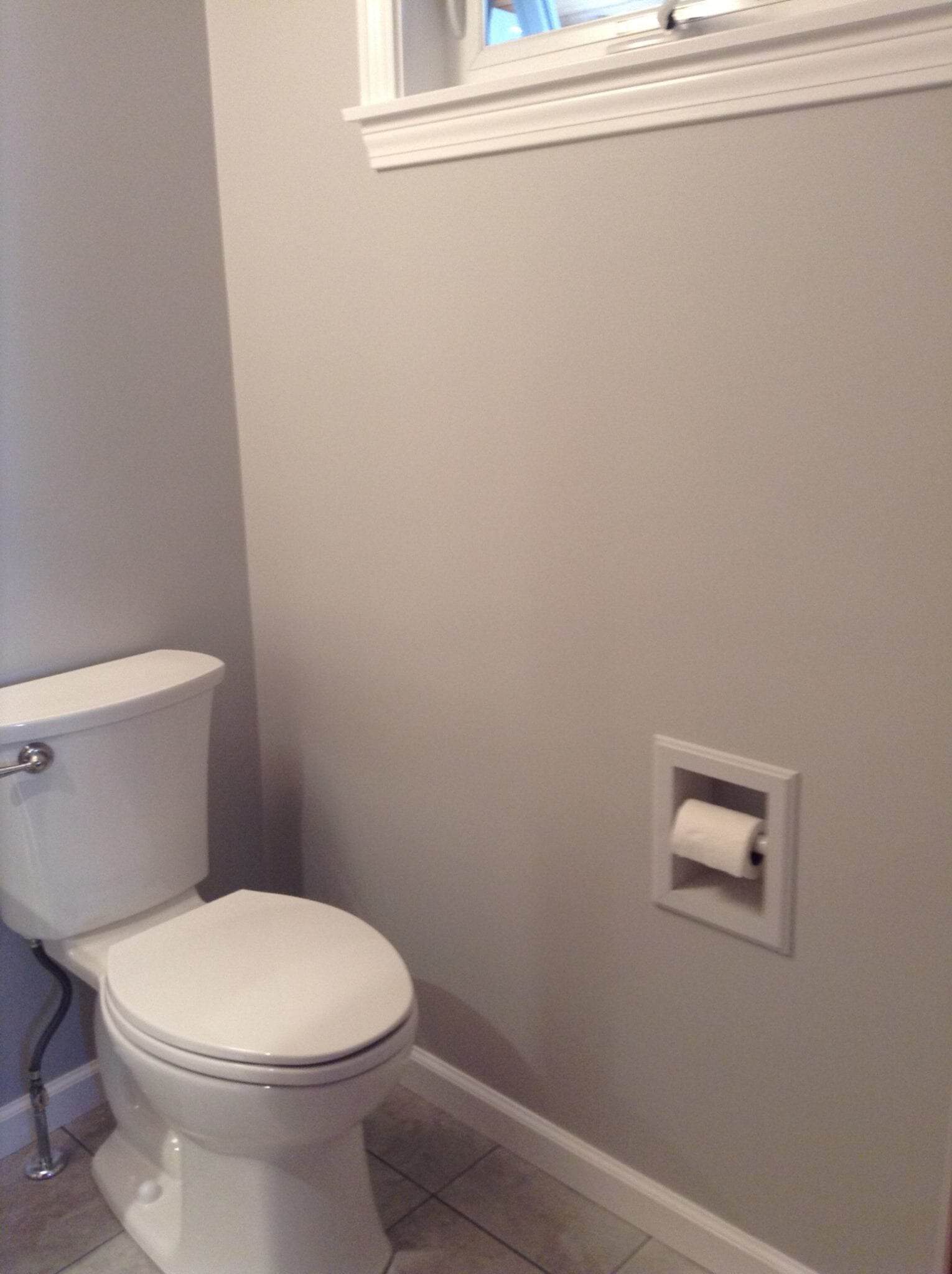 Taylor-21 recessed in wall Solid Wood toilet paper holder, holds any size roll - 7 x 8.5 - Image 2