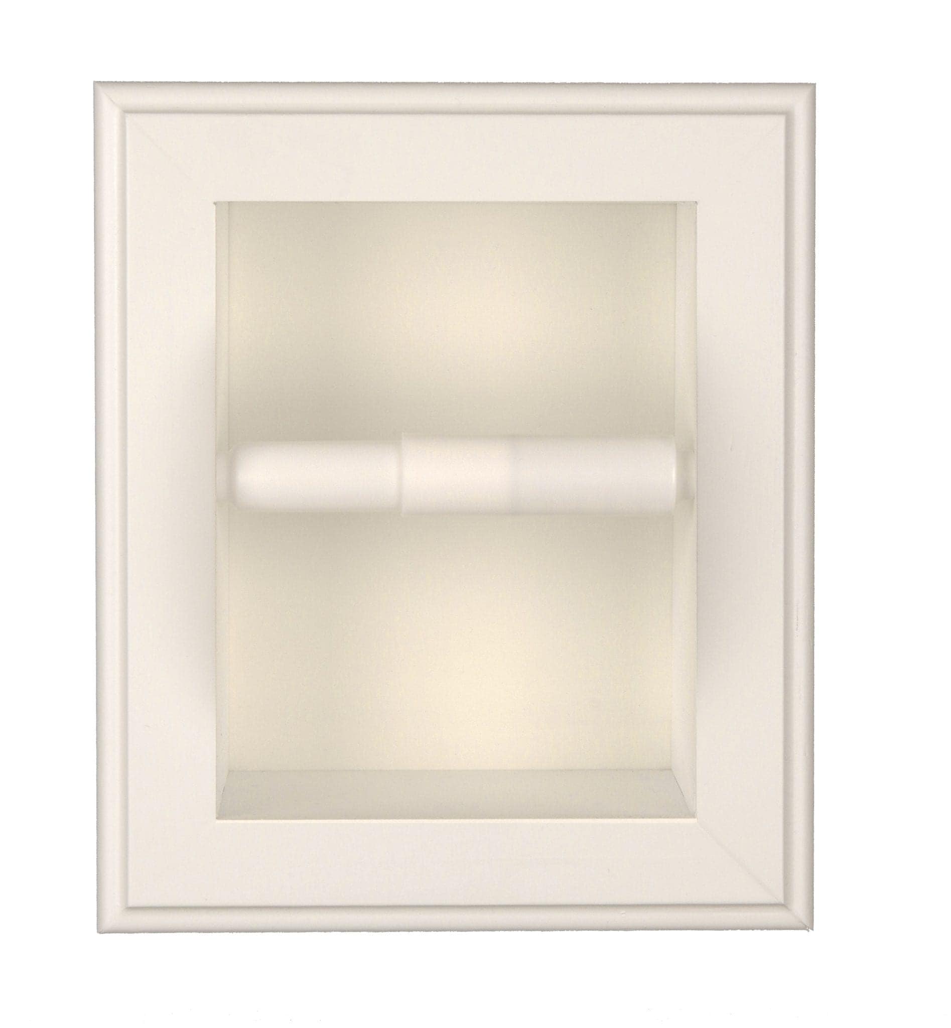 Taylor-21 recessed in wall Solid Wood toilet paper holder, holds any size roll - 7 x 8.5 - Image 8