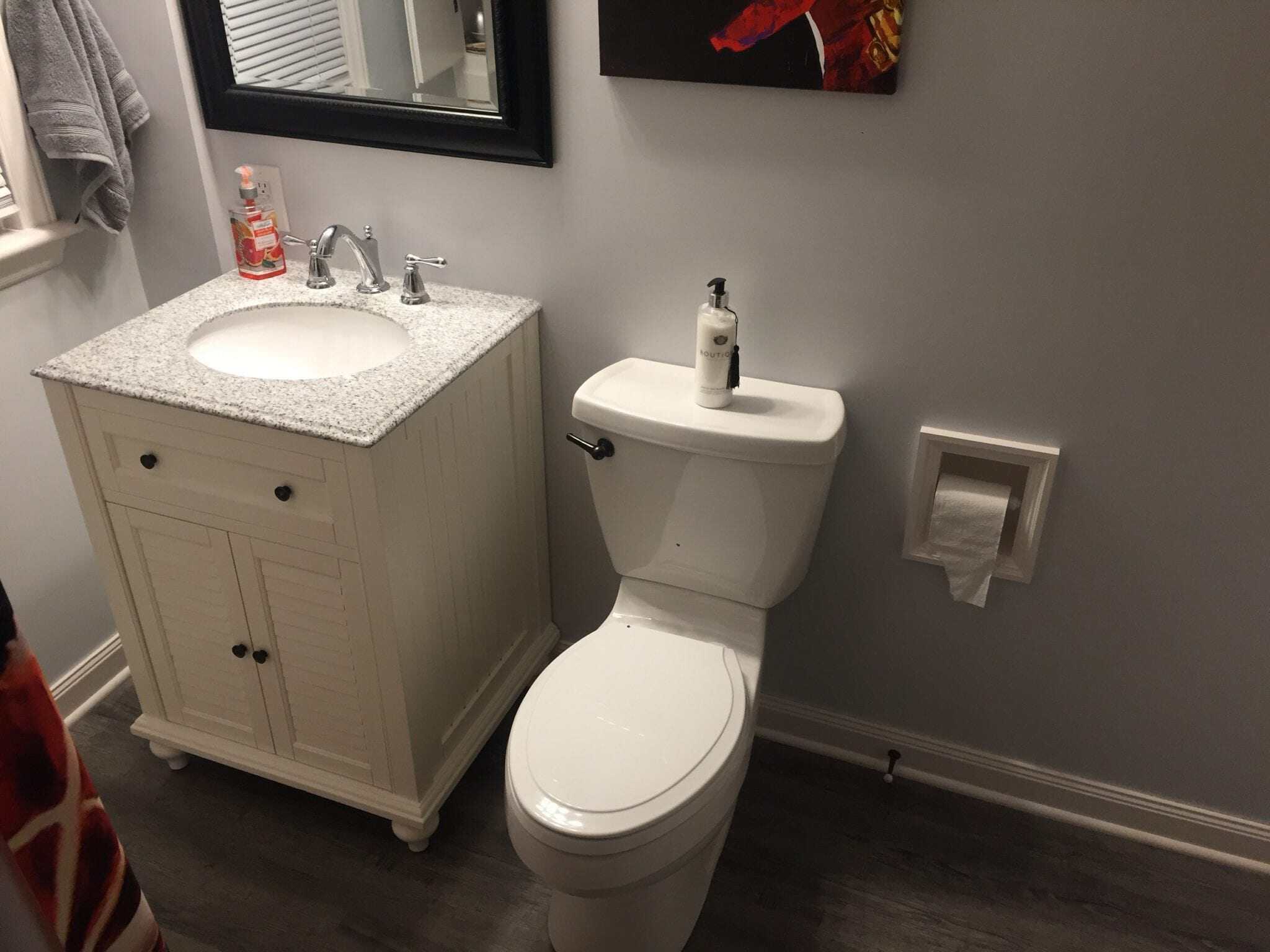 Taylor-3 recessed in wall Solid Wood toilet paper holder, holds any size roll - 7 x 8.5 - Image 2