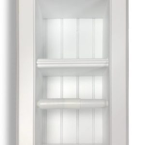 Brentwood-28 recessed in wall solid wood double toilet paper holder - holds any size rolls - 7 x 14.5
