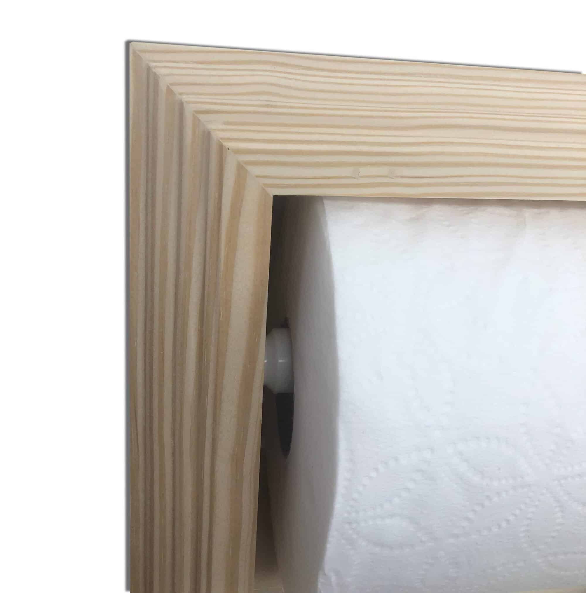 Highlands-17 Solid Wood Recessed in Wall Toilet Paper Holder With Storage Cubby – 14W x 13H - Image 6