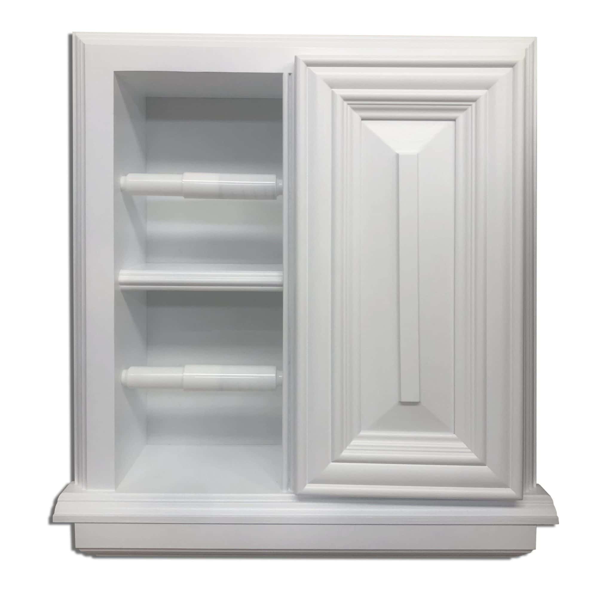 Highlands-19 Solid Wood Recessed In Wall Double Toilet Paper Holder With Cabinet – 14 x 16.25 - Image 9
